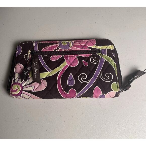 Vera Bradley Wallet Lot CheckBook Cover Pink Elephant Purple Punch Brown Quilted - Picture 11 of 16